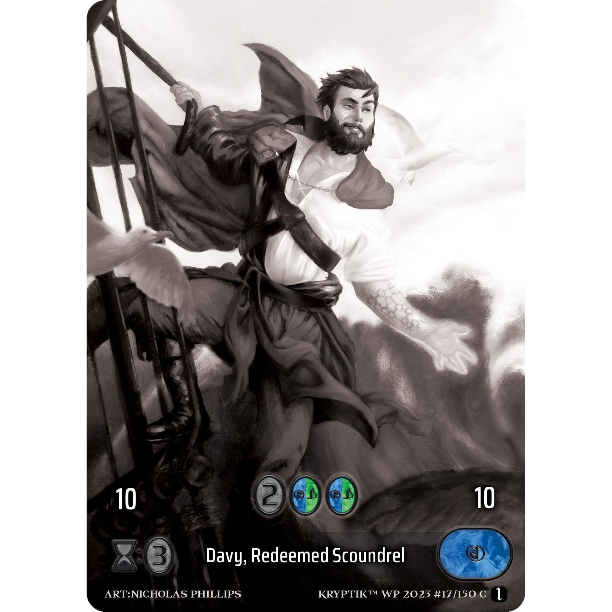 Image for Davy, Redeemed Scoundrel (Box Topper) (17) (KPTGC) - Kryptik TCG