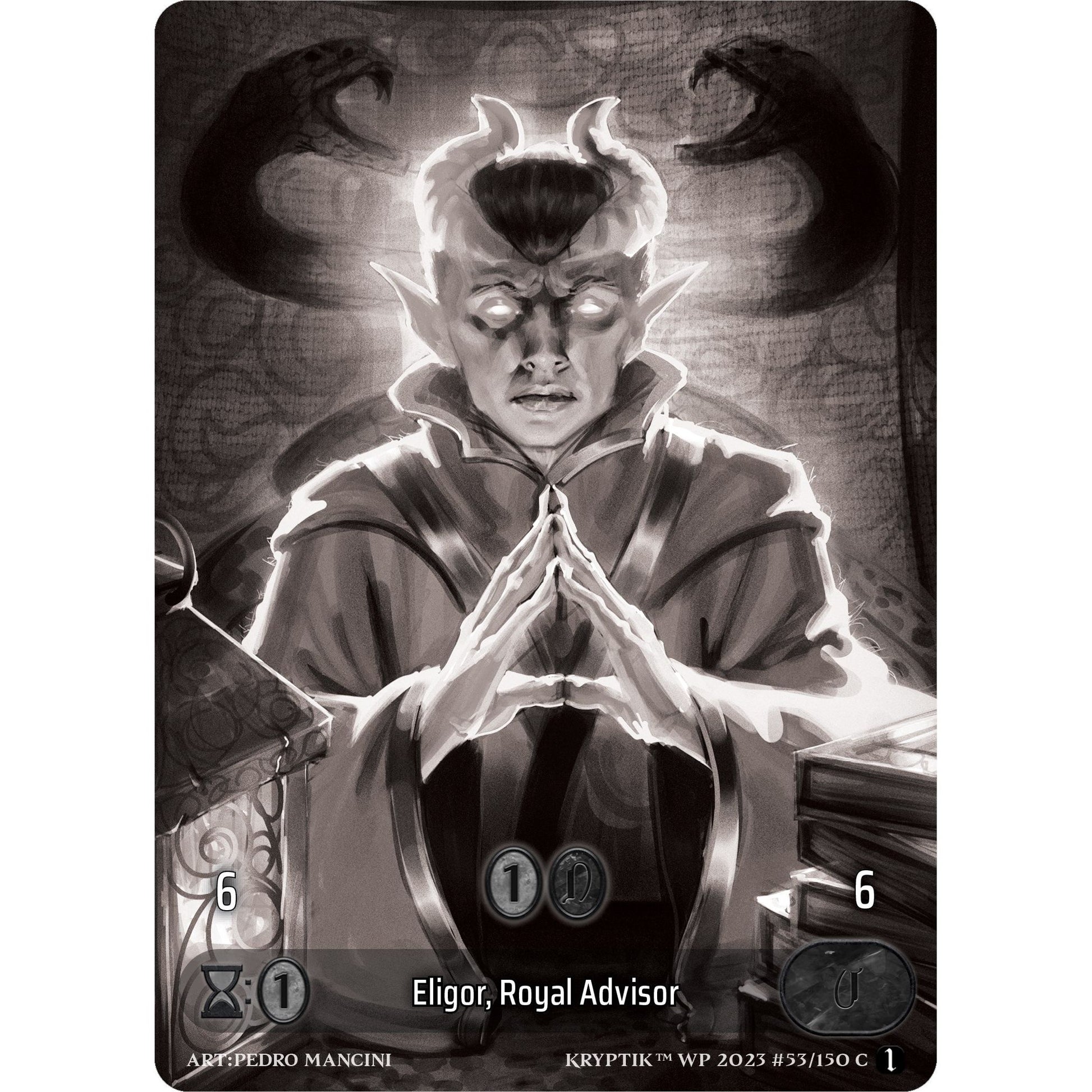Image for Eligor, Royal Advisor (Box Topper) (53) (KPTGC) - Kryptik TCG