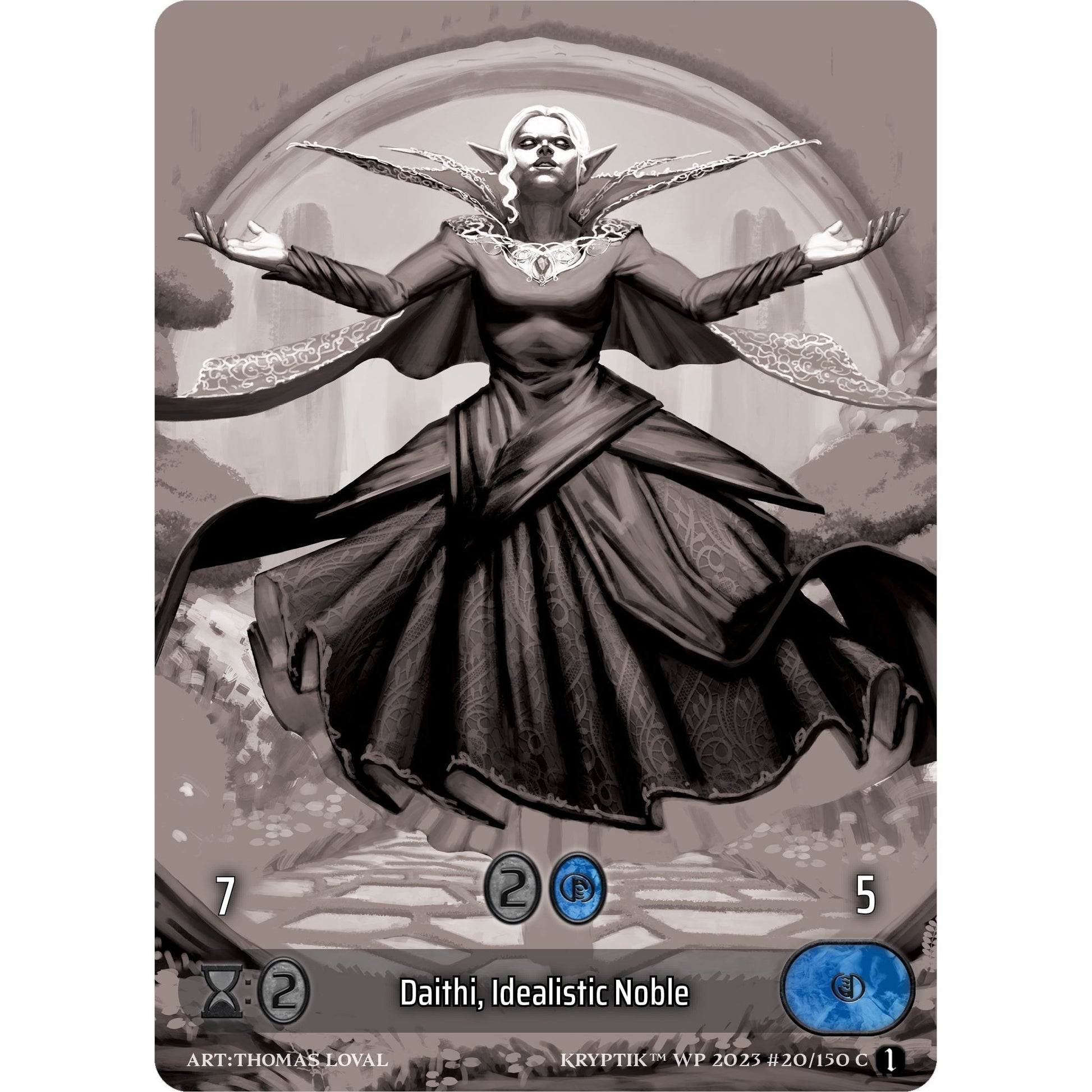 Image for Daithi, Idealistic Noble (Box Topper) (20) (KPTGC) - Kryptik TCG