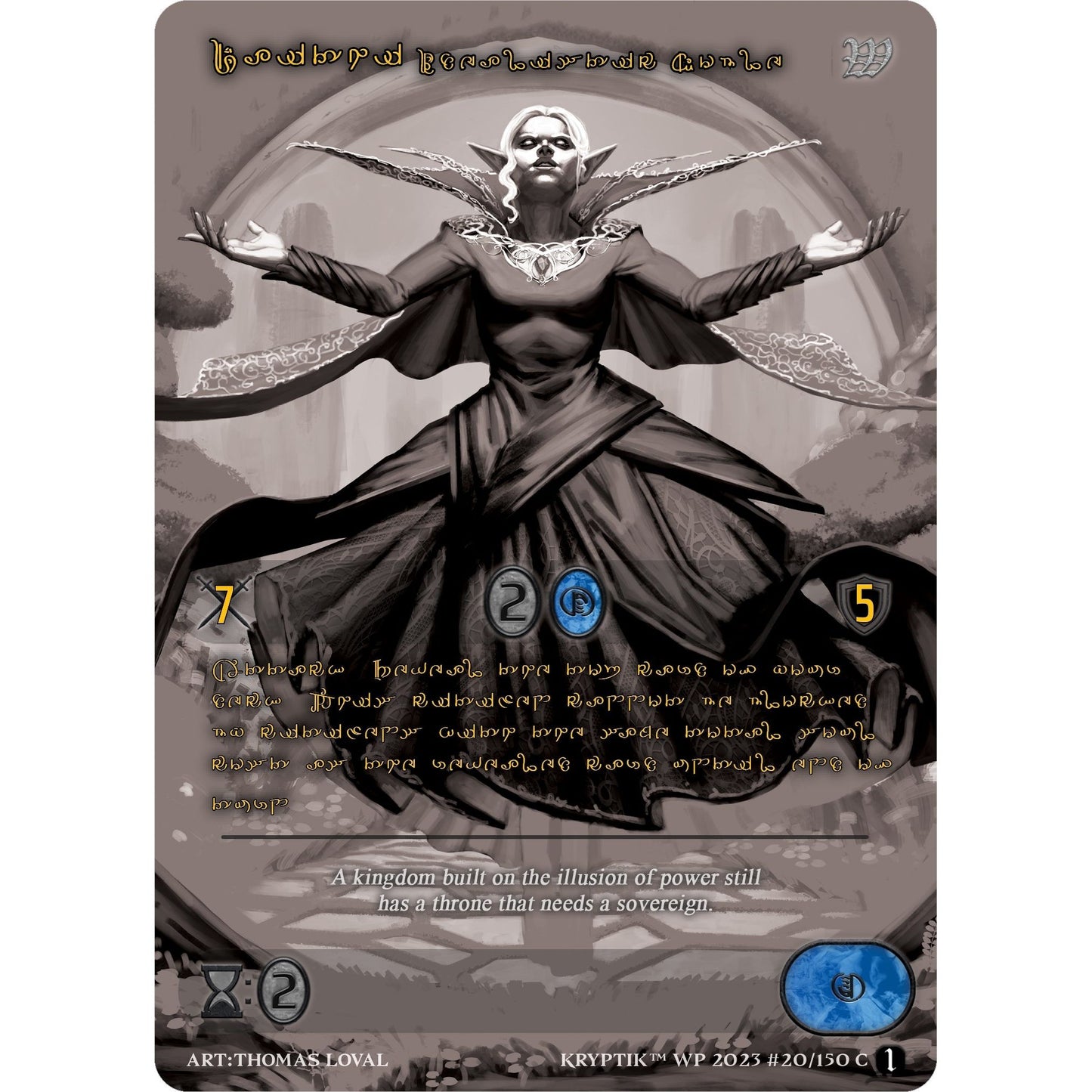 Image for Daithi, Idealistic Noble (Gold Kryptik Language) (20) (KPTGC) - Kryptik TCG