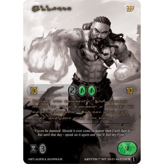 Image for Allfury (Gold Kryptik Language) (62) (KPTGC) - Kryptik TCG