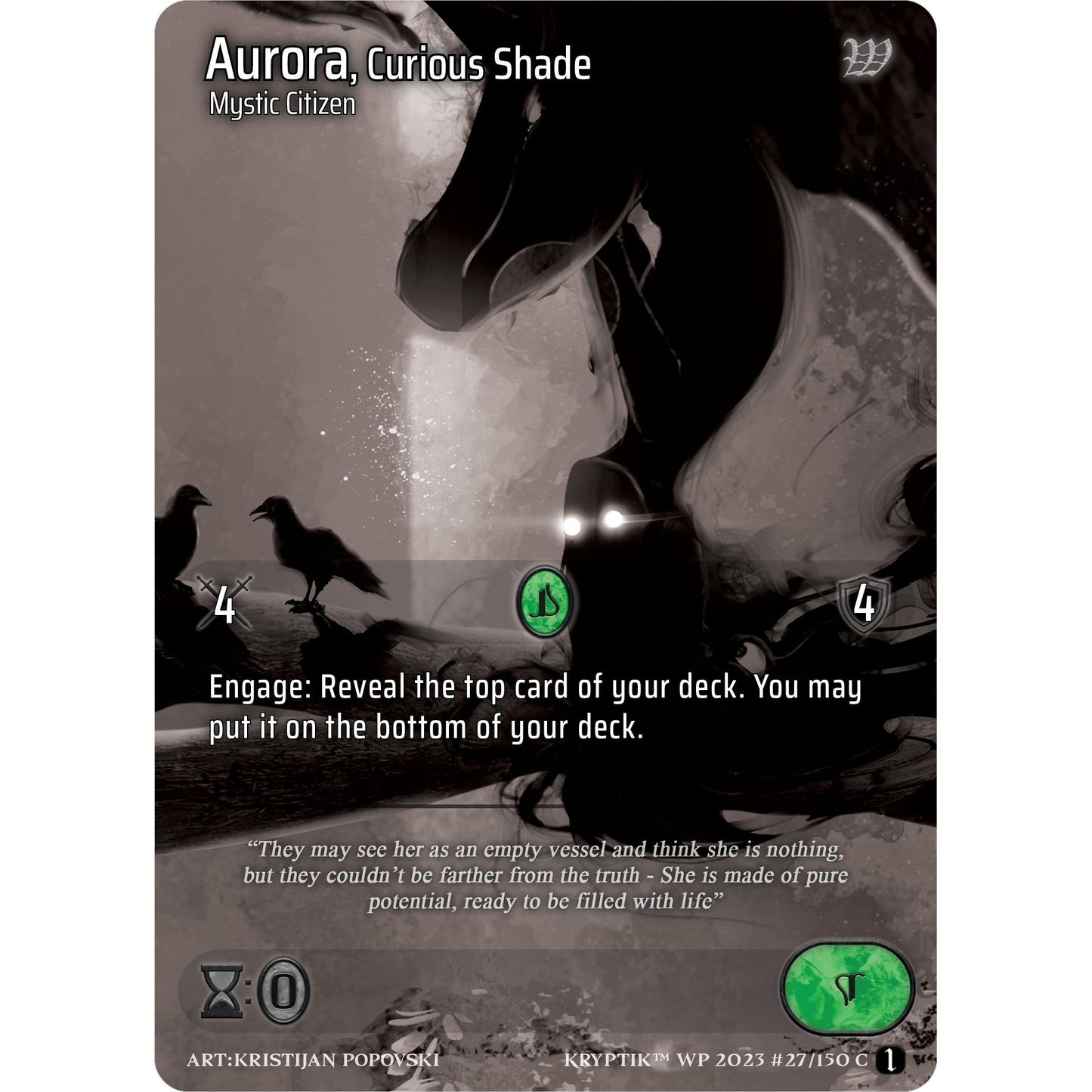 Image for Aurora, Curious Shade (27) (KPTGC) - Kryptik TCG