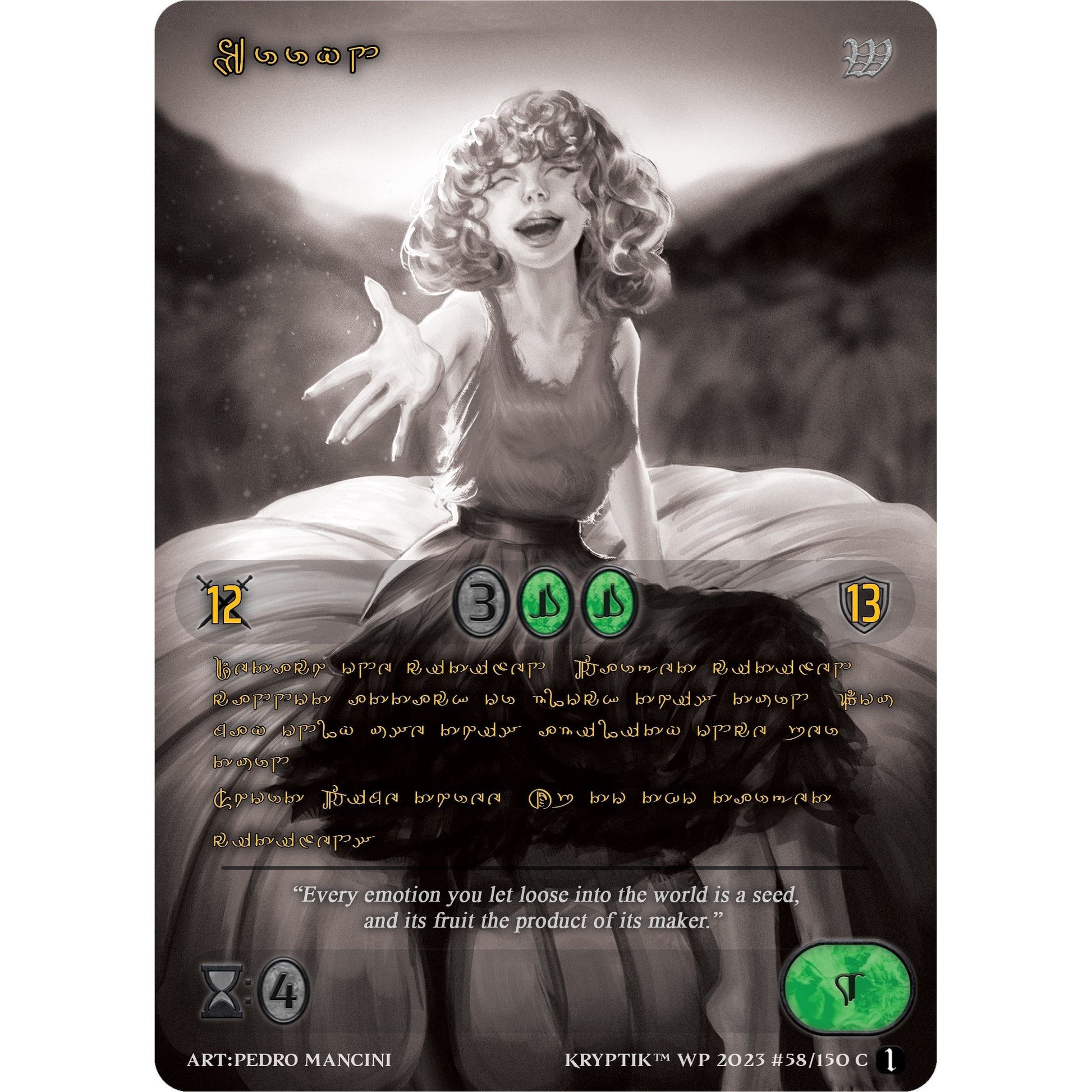 Image for Erryn (Gold Kryptik Language) (58) (KPTGC) - Kryptik TCG