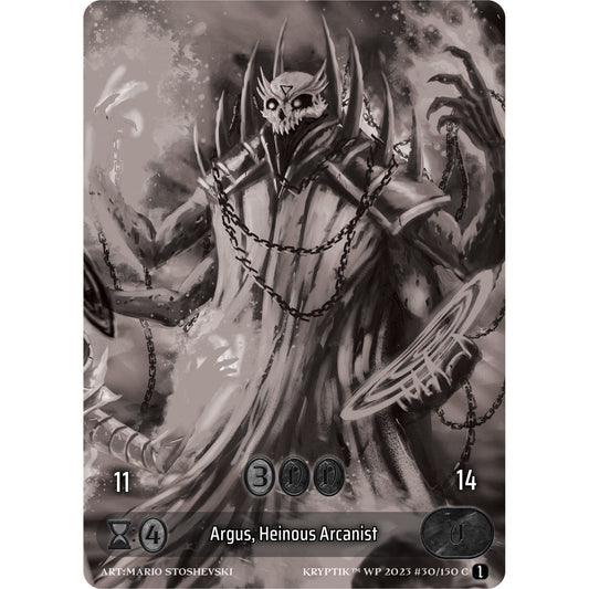 Image for Argus, Heinous Arcanist (Box Topper) (30) (KPTGC) - Kryptik TCG