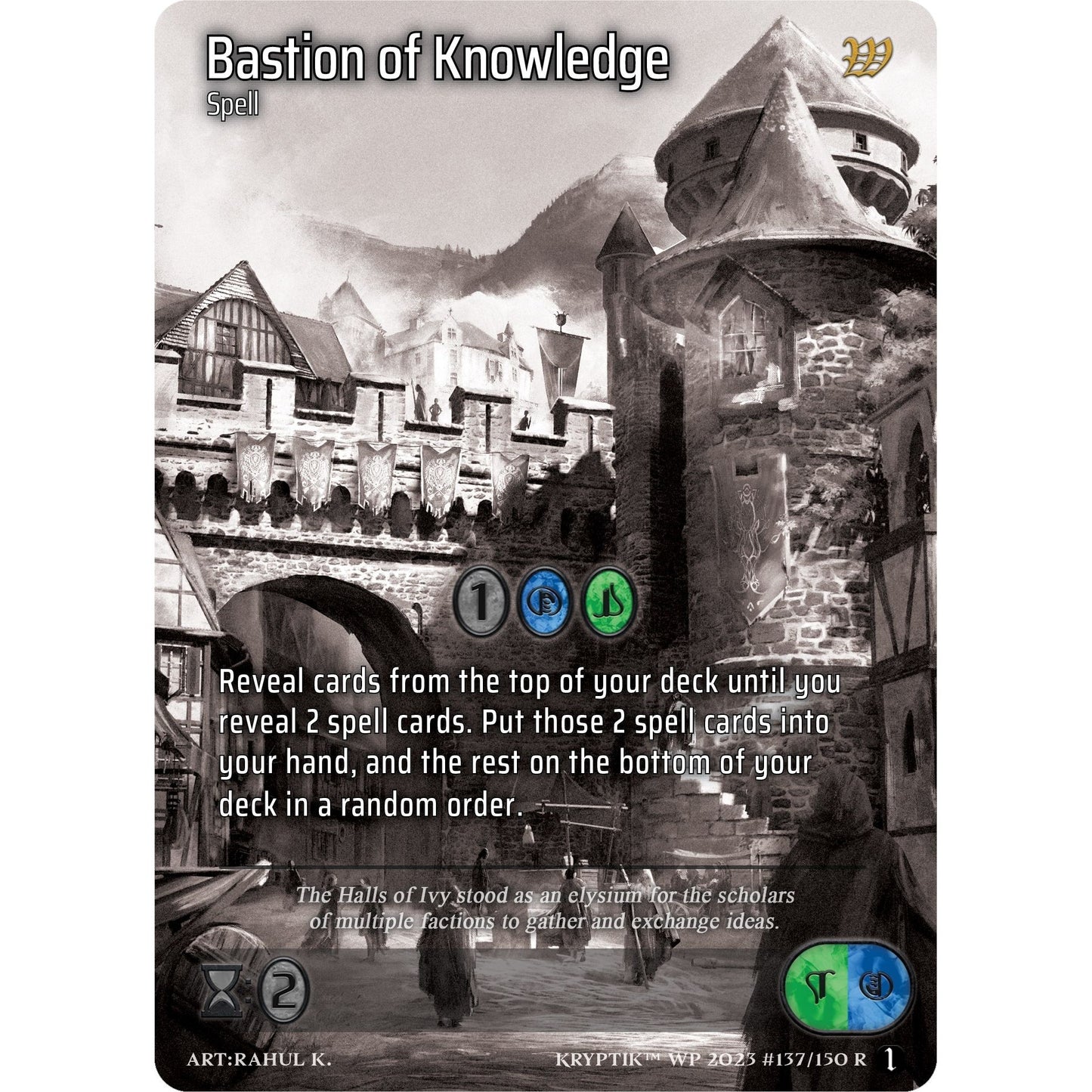 Image for Bastion of Knowledge (137) (KPTGC) - Kryptik TCG