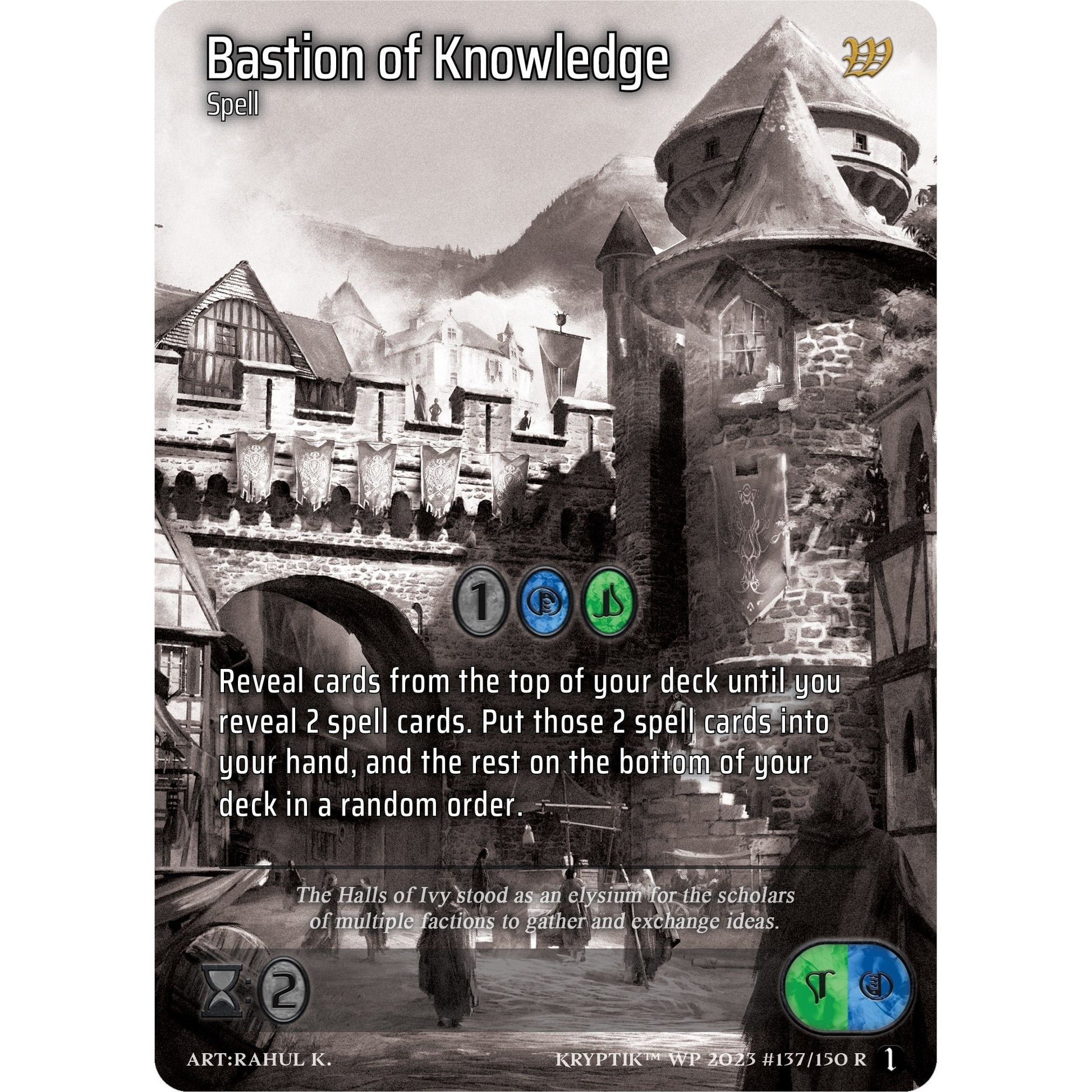 Image for Bastion of Knowledge (137) (KPTGC) - Kryptik TCG