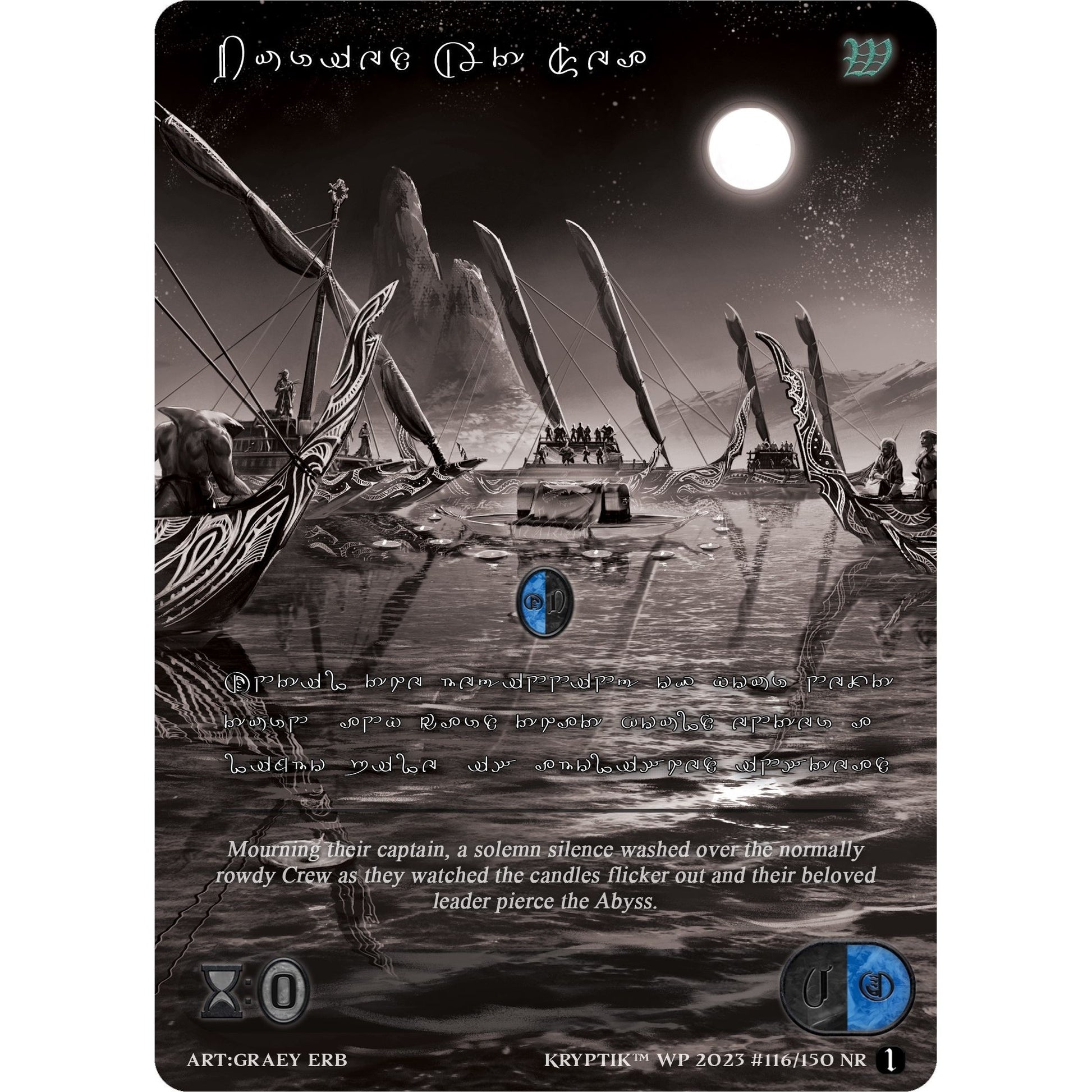 Image for Buried At Sea (Silver Kryptik Language) (116) (KPTGC) - Kryptik TCG