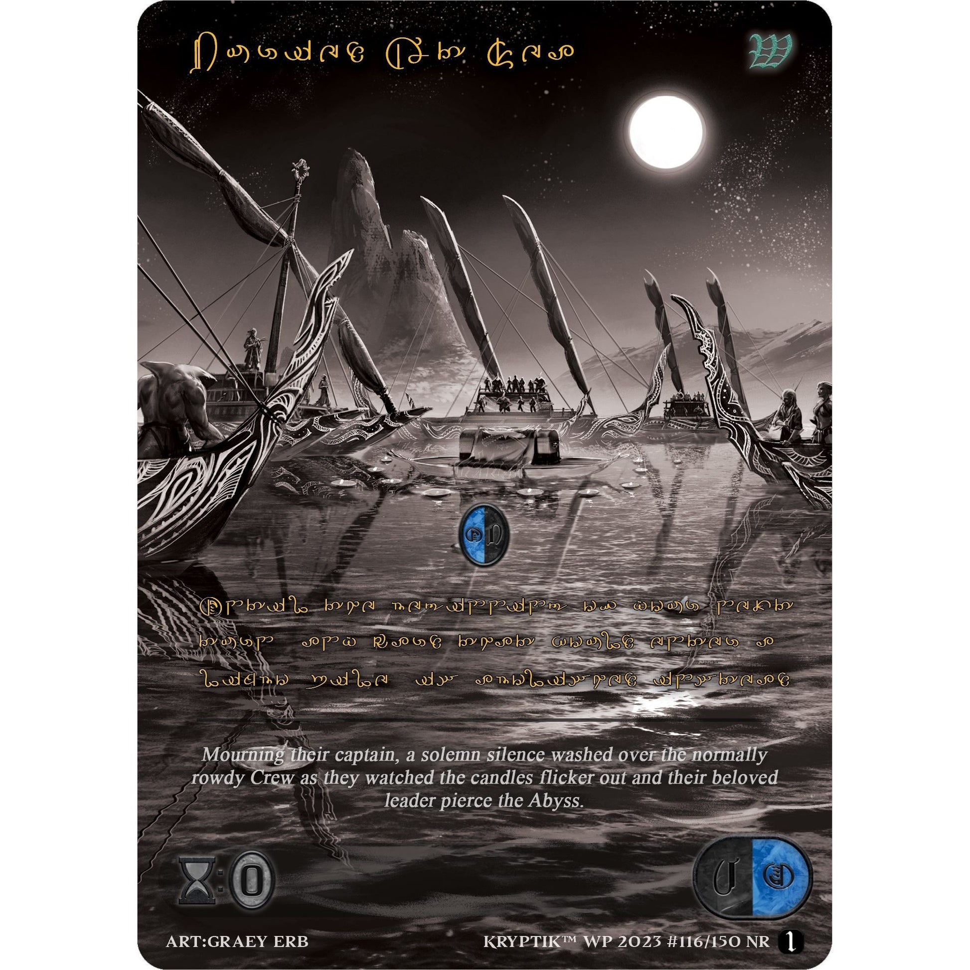 Image for Buried At Sea (Gold Kryptik Language) (116) (KPTGC) - Kryptik TCG