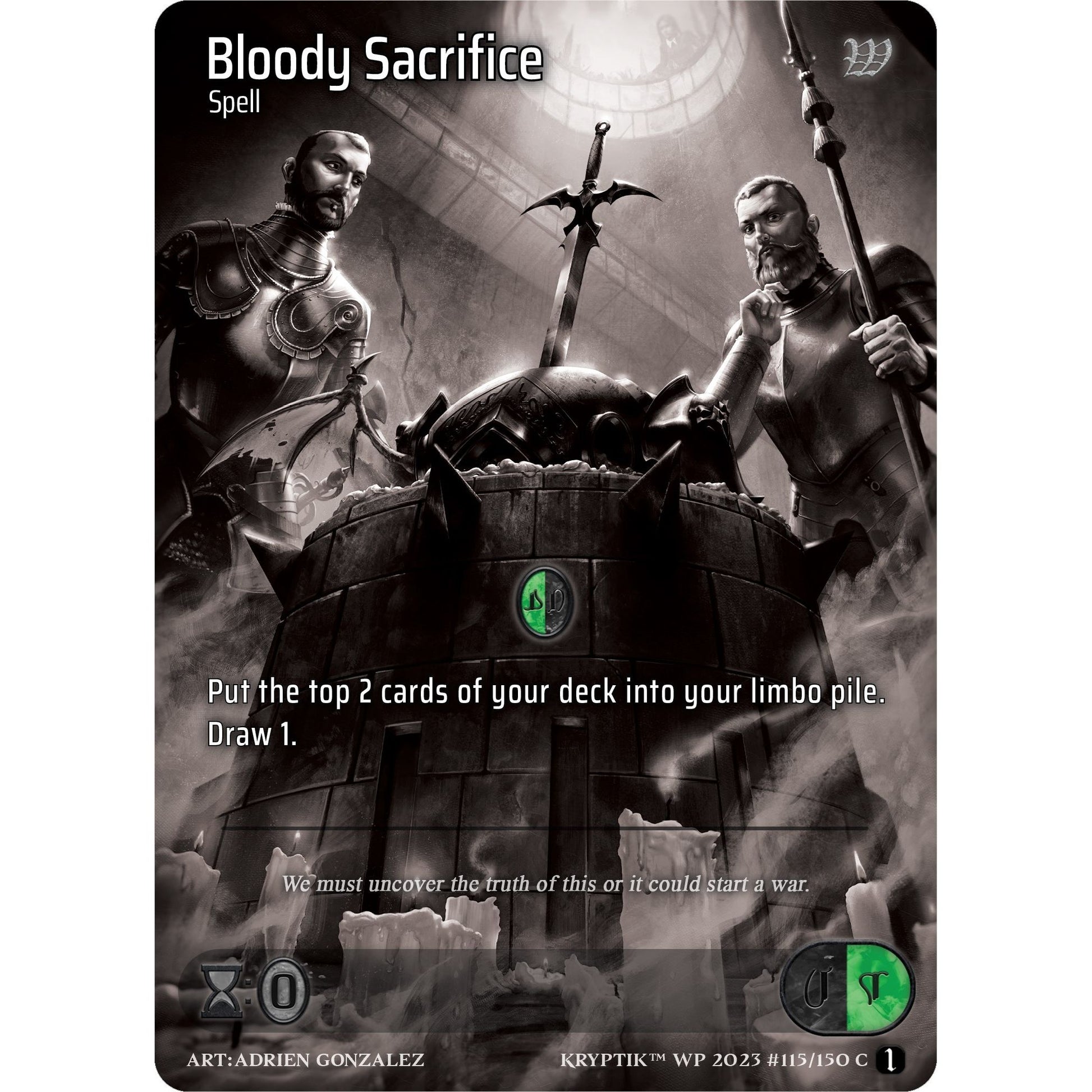 Image for Bloody Sacrifice (115) (KPTGC) - Kryptik TCG