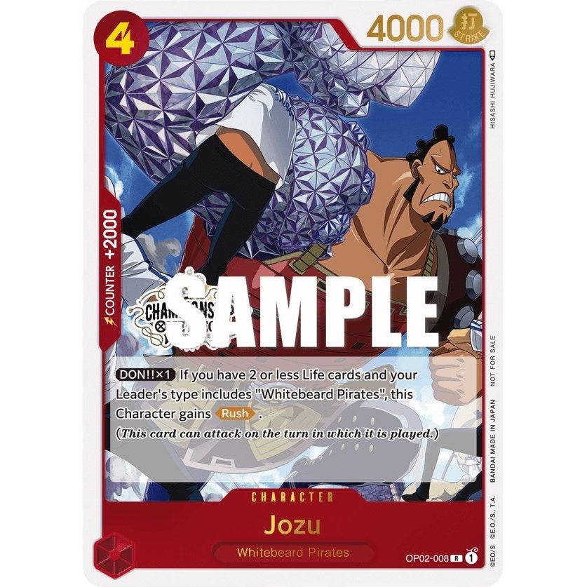Image for Jozu (Store Championship Participation Pack Vol. 2) (OP02-008) (OP-PR) - One Piece Card Game