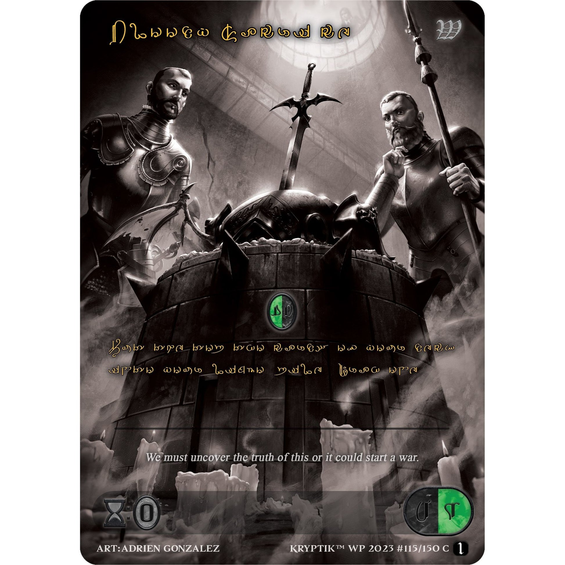 Image for Bloody Sacrifice (Gold Kryptik Language) (115) (KPTGC) - Kryptik TCG