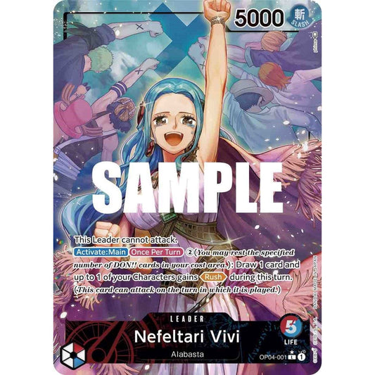 Image for Nefeltari Vivi (001) (Alternate Art) (OP04-001) (OP04) - One Piece Card Game