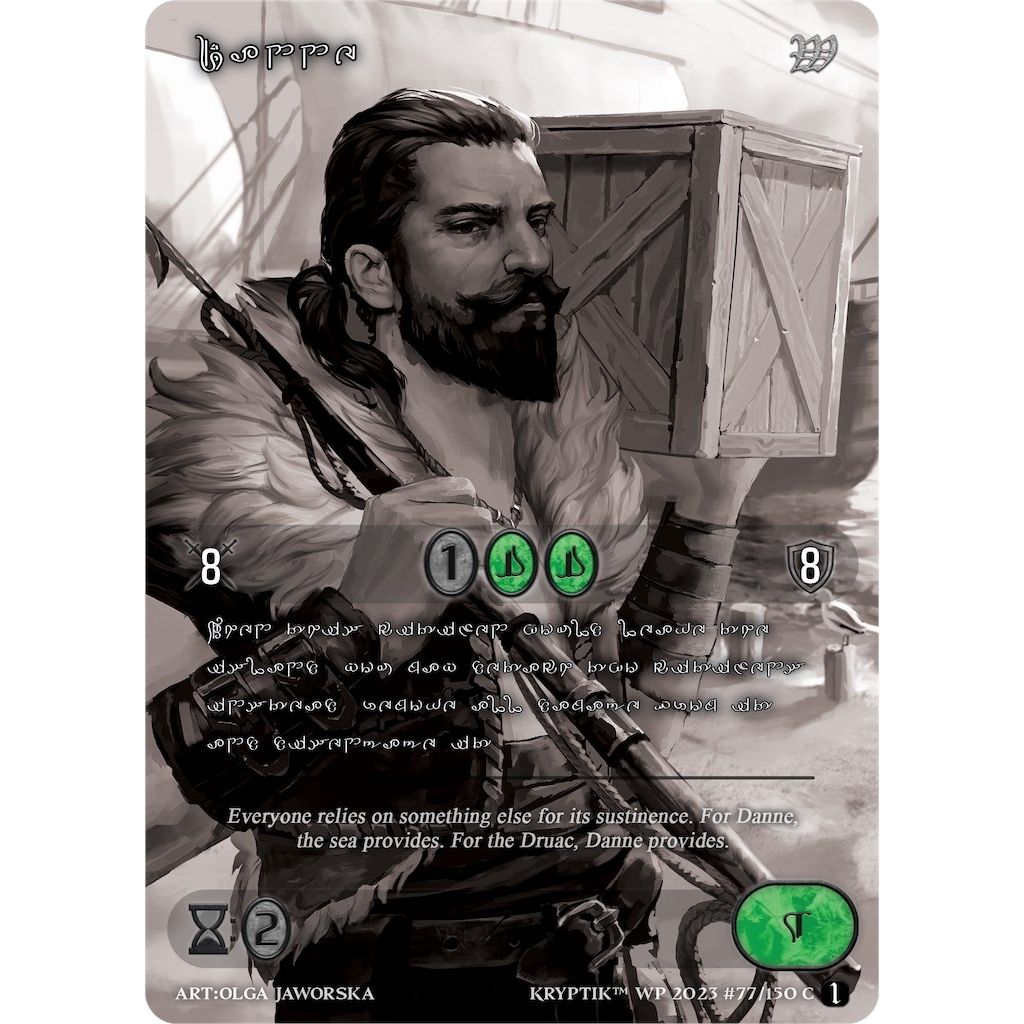 Image for Danne (Silver Kryptik Language) (77) (KPTGC) - Kryptik TCG