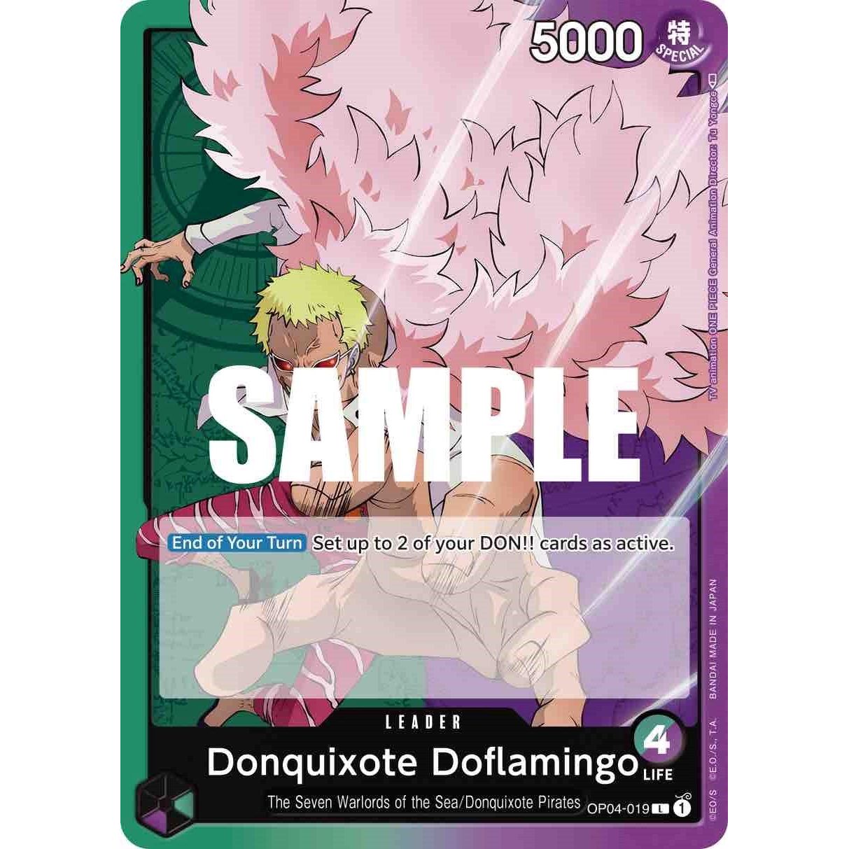 Image for Donquixote Doflamingo (019) (OP04-019) (OP04) - One Piece Card Game