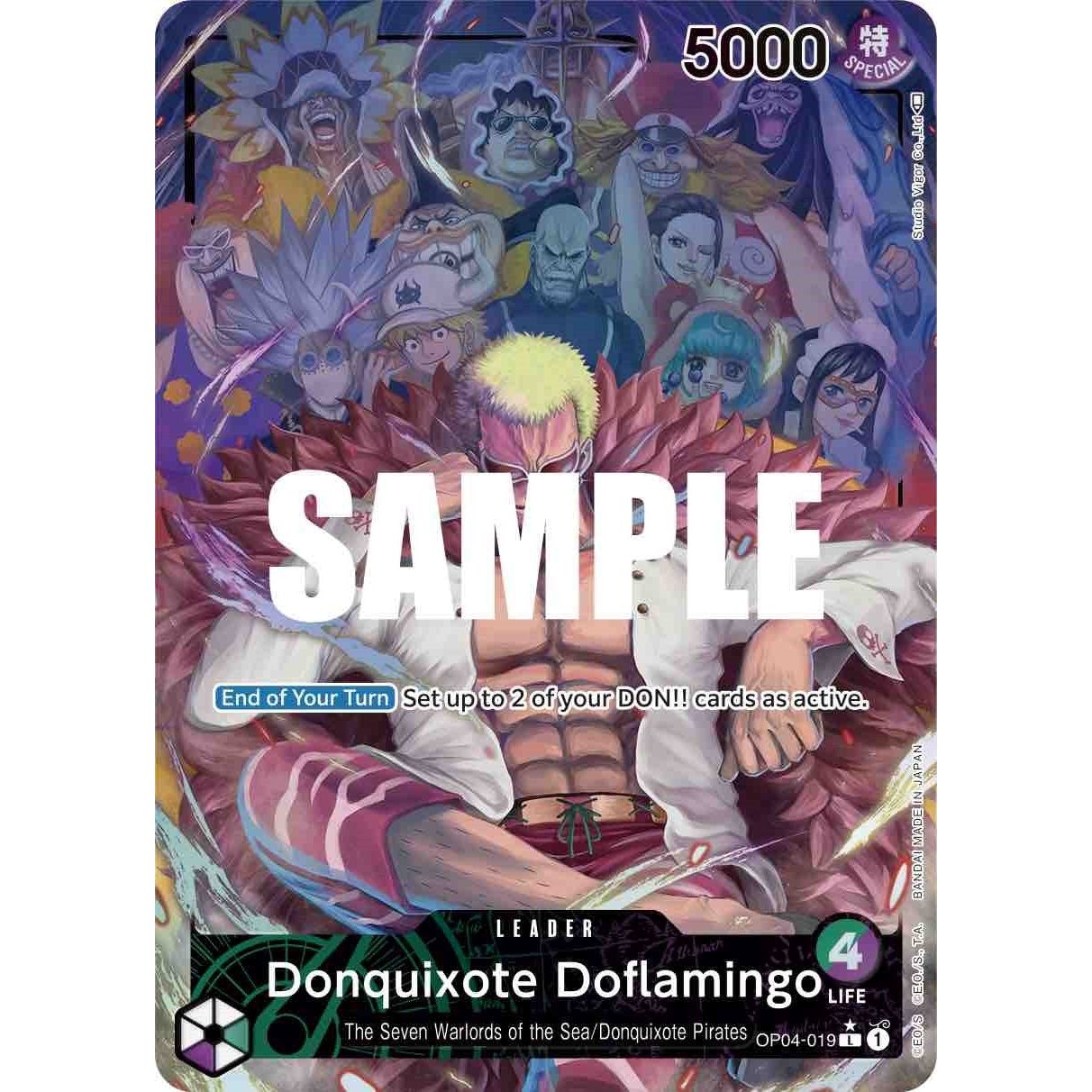 Image for Donquixote Doflamingo (019) (Alternate Art) (OP04-019) (OP04) - One Piece Card Game