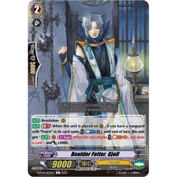 Image for Boulder Fetter, Gjoll (D-PV01/183EN) (D-PV01) - Cardfight Vanguard