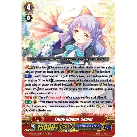 Image for Fluffy Ribbon, Somni (D-PV01/021EN) (D-PV01) - Cardfight Vanguard
