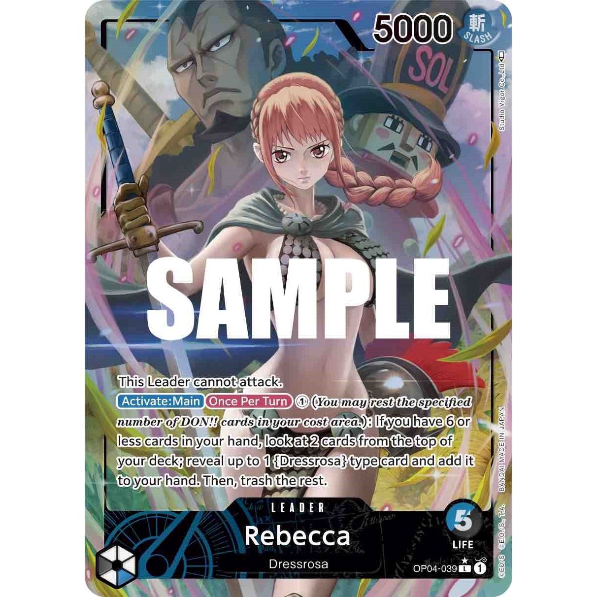 Image for Rebecca (039) (Alternate Art) (OP04-039) (OP04) - One Piece Card Game