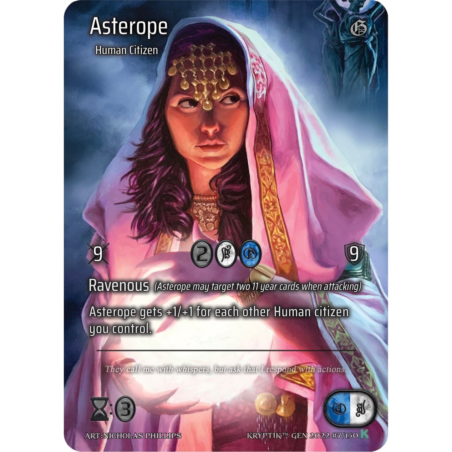 Image for Asterope (Full Art) (7) (KPT) - Kryptik TCG