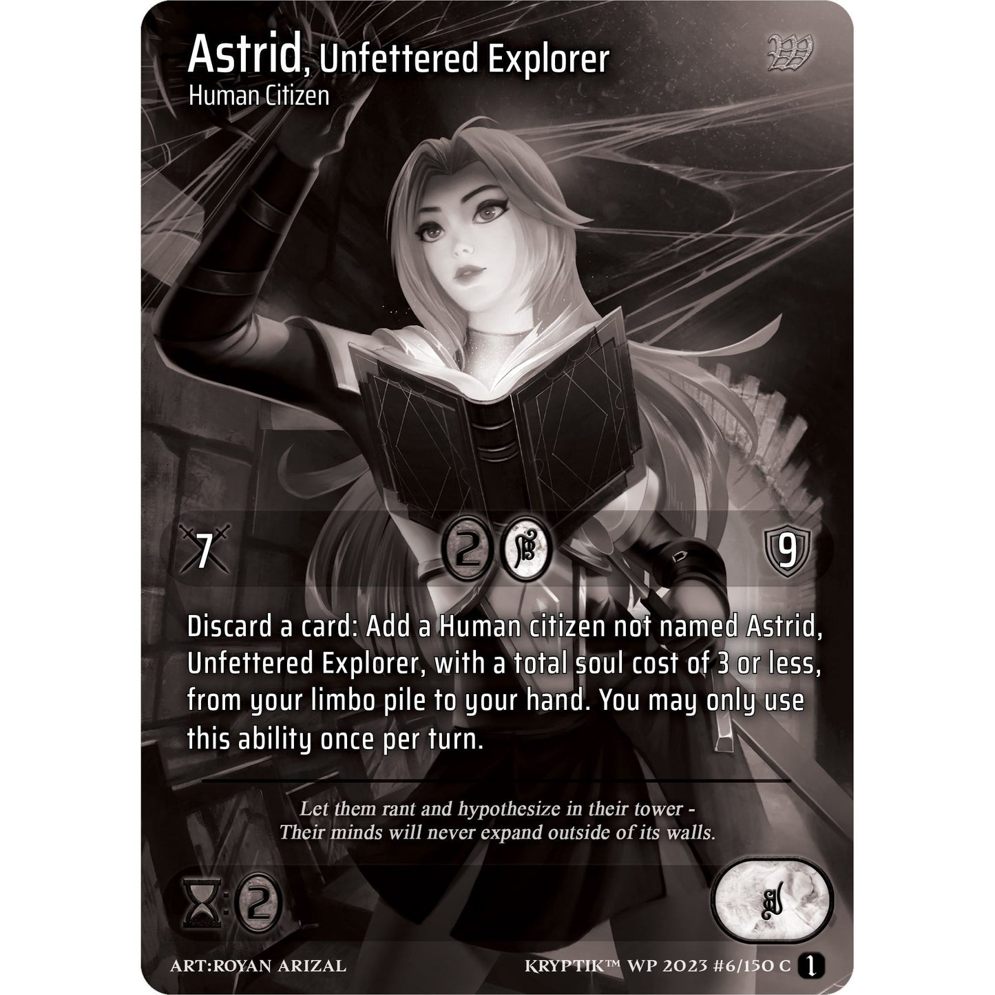Image for Astrid, Unfettered Explorer (Cosmo Foil) (6) (KPTGC) - Kryptik TCG