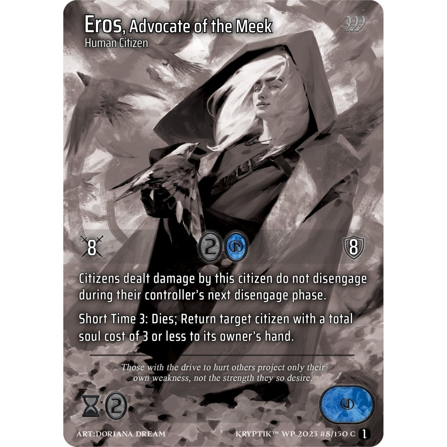 Image for Eros, Advocate of the Meek (Cosmo Foil) (8) (KPTGC) - Kryptik TCG