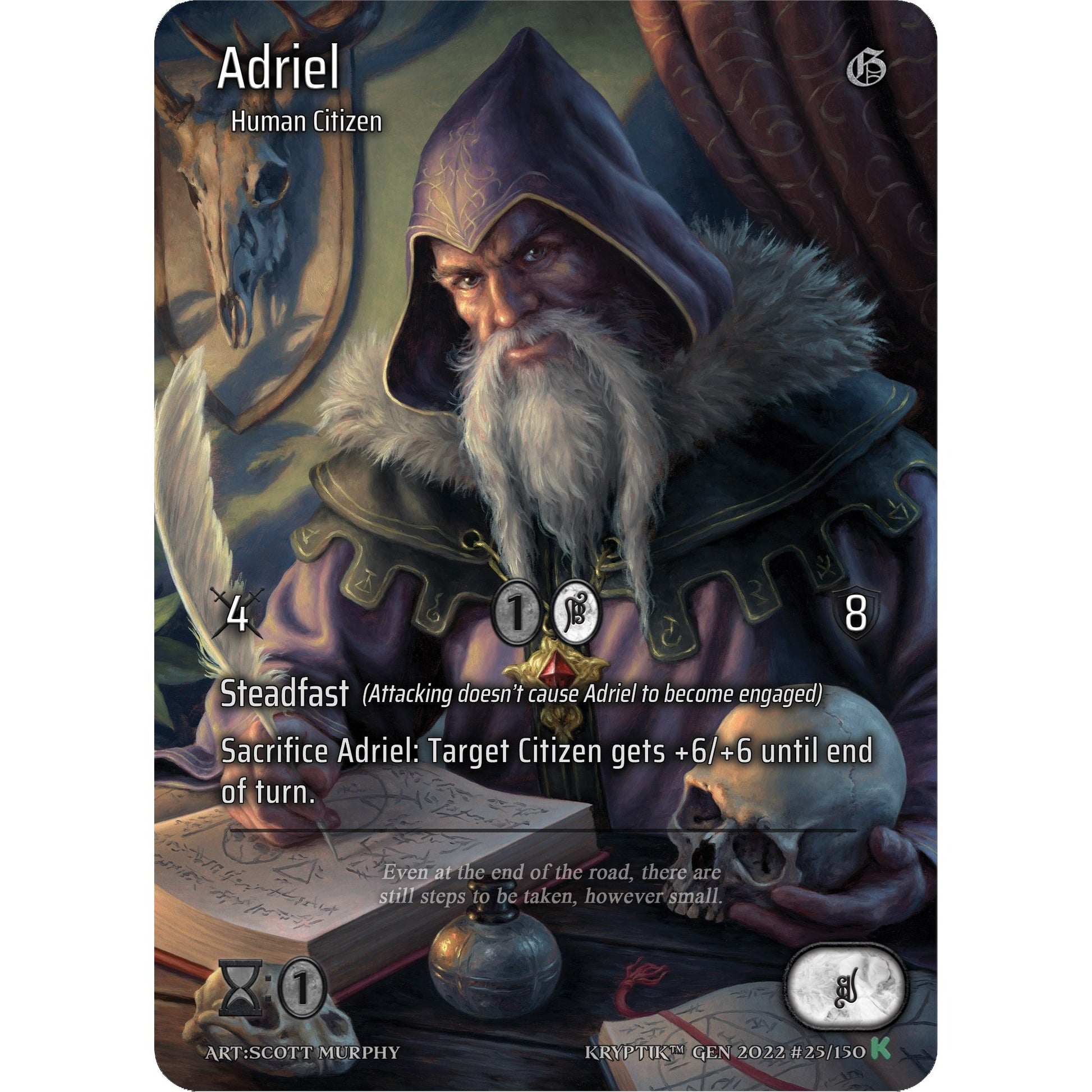 Image for Adriel (Full Art) (25) (KPT) - Kryptik TCG