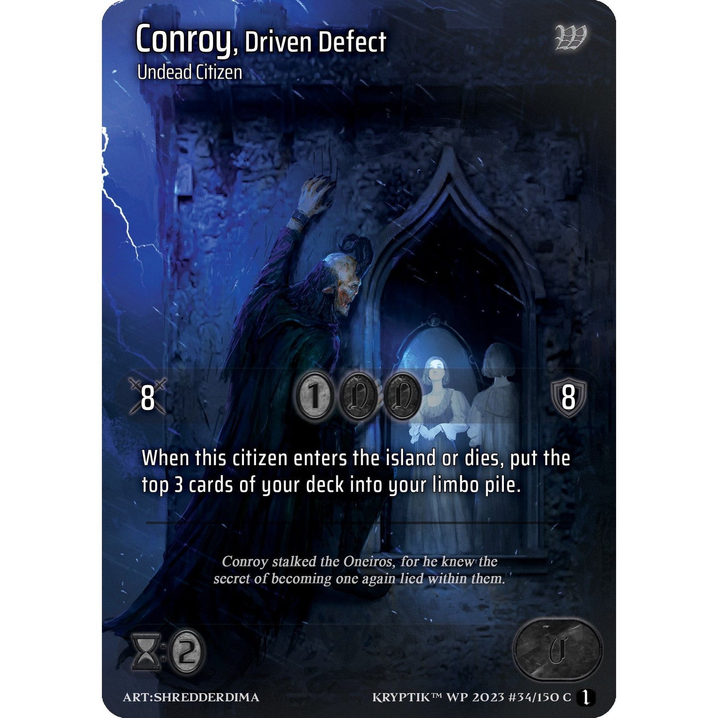 Image for Conroy, Driven Defect (Cosmo Foil) (34) - Kryptik TCG