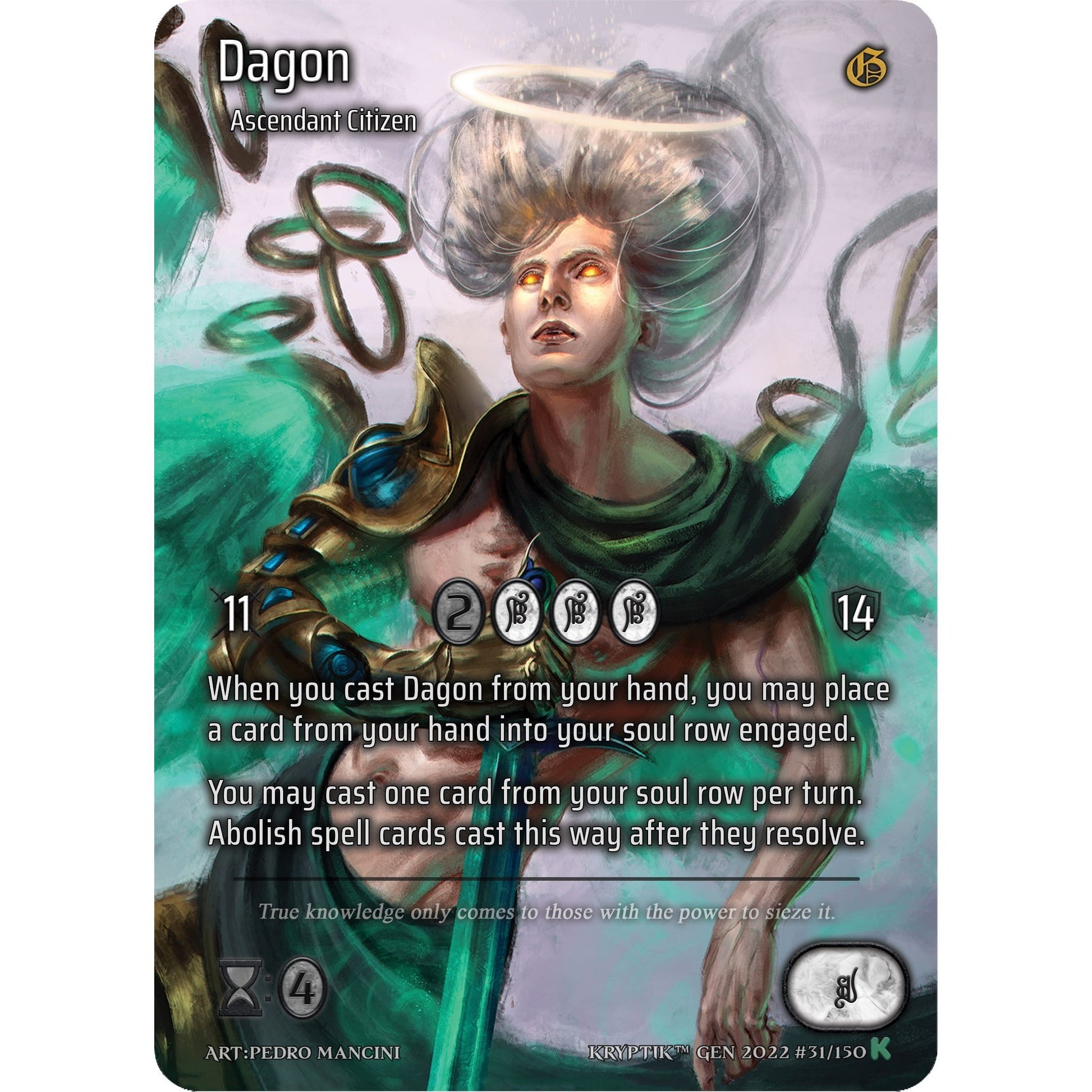 Image for Dagon (Full Art) (31) (KPT) - Kryptik TCG