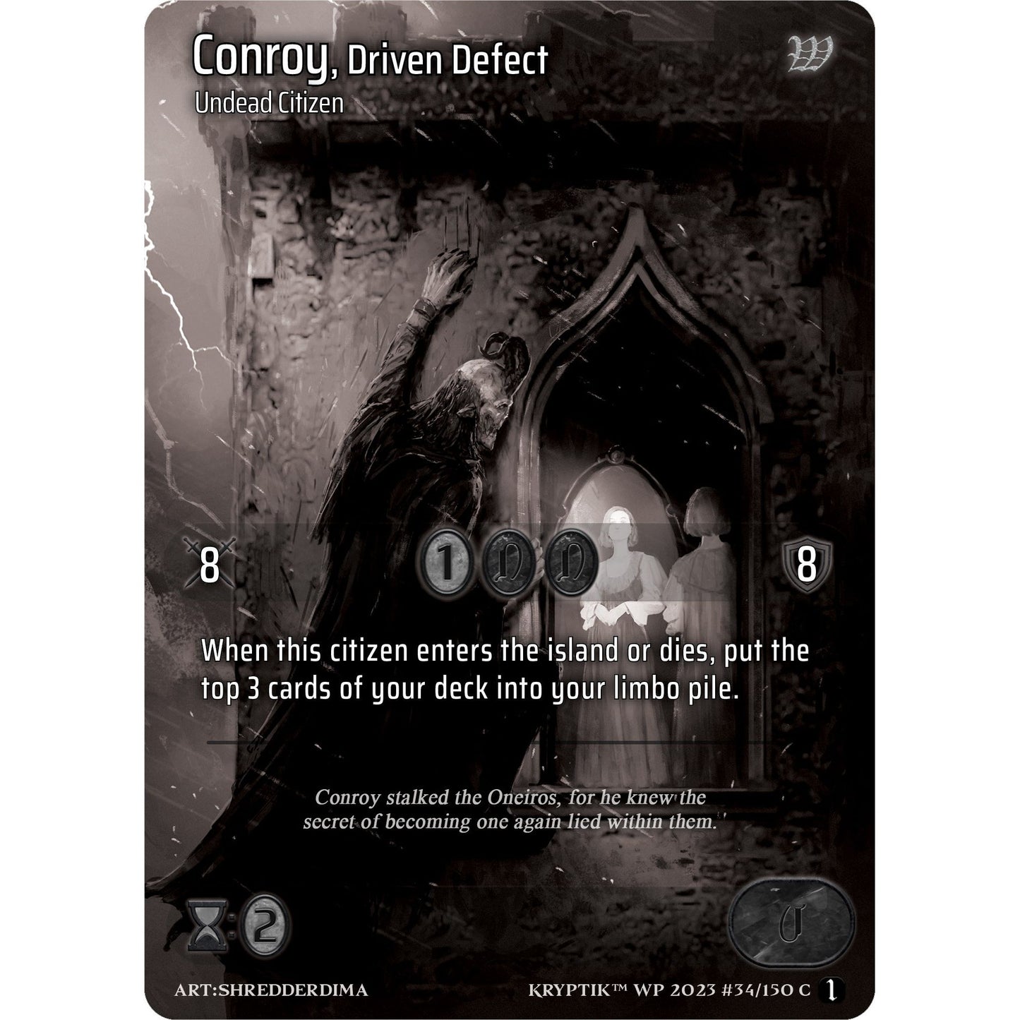 Image for Conroy, Driven Defect (Cosmo Foil) (34) (KPTGC) - Kryptik TCG