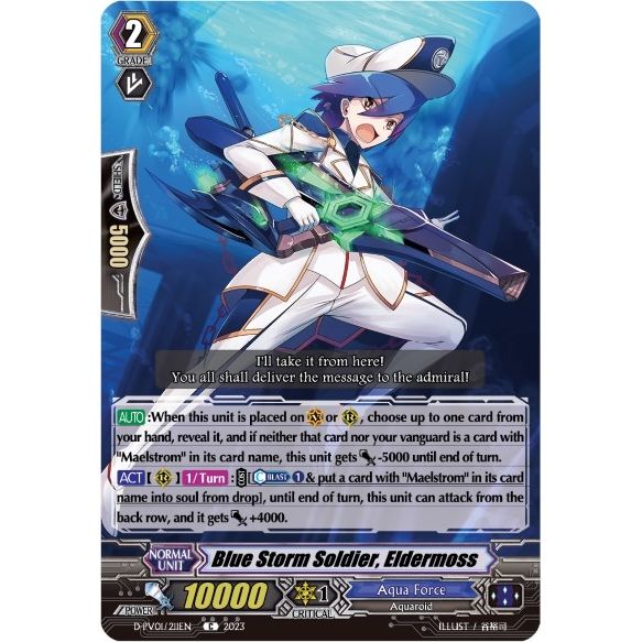 Image for Blue Storm Soldier, Eldermoss (D-PV01/211EN) (D-PV01) - Cardfight Vanguard