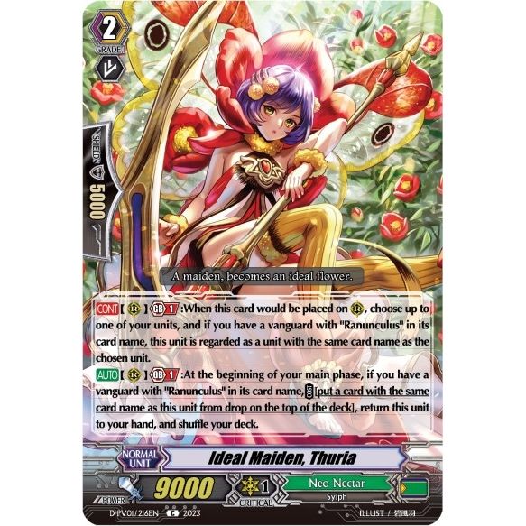 Image for Ideal Maiden, Thuria (D-PV01/216EN) (D-PV01) - Cardfight Vanguard