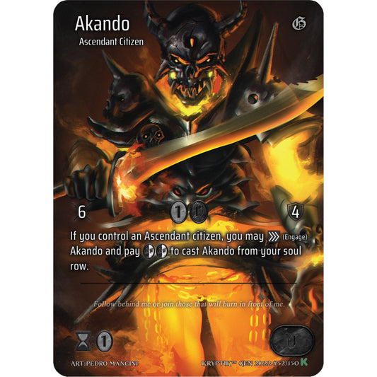 Image for Akando (Full Art) (52) (KPT) - Kryptik TCG