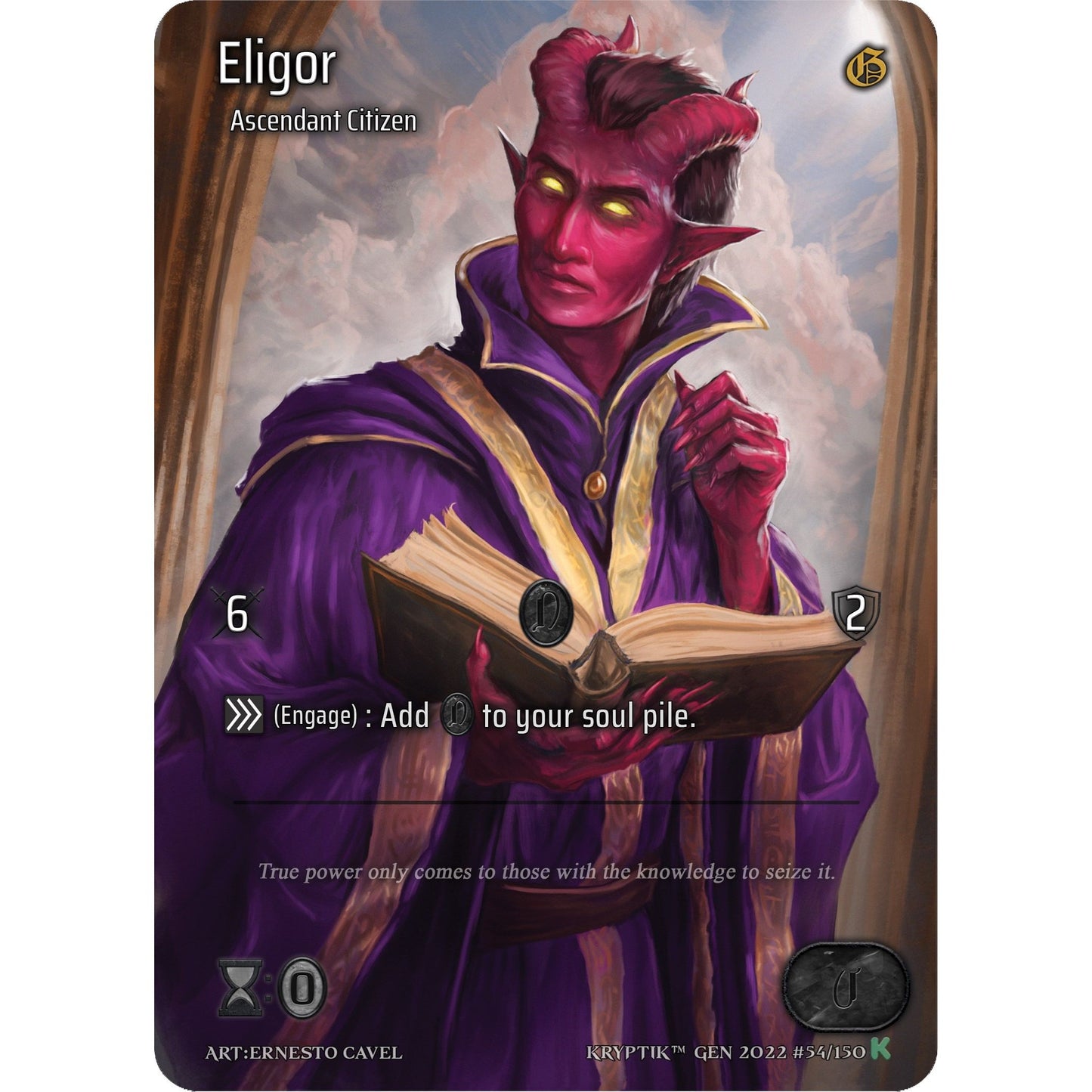 Image for Eligor (Full Art) (54) (KPT) - Kryptik TCG