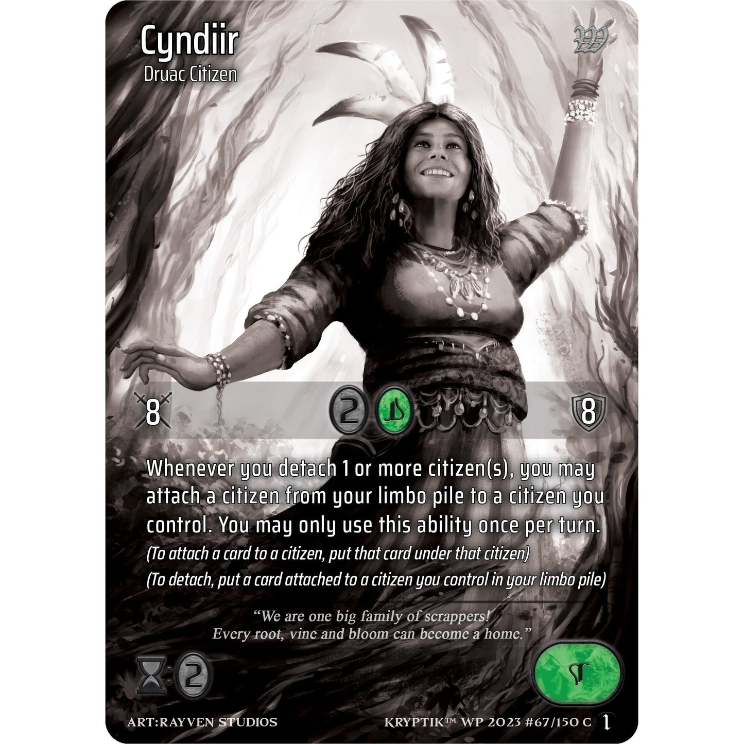 Image for Cyndiir (Cosmo Foil) (67) (KPTGC) - Kryptik TCG