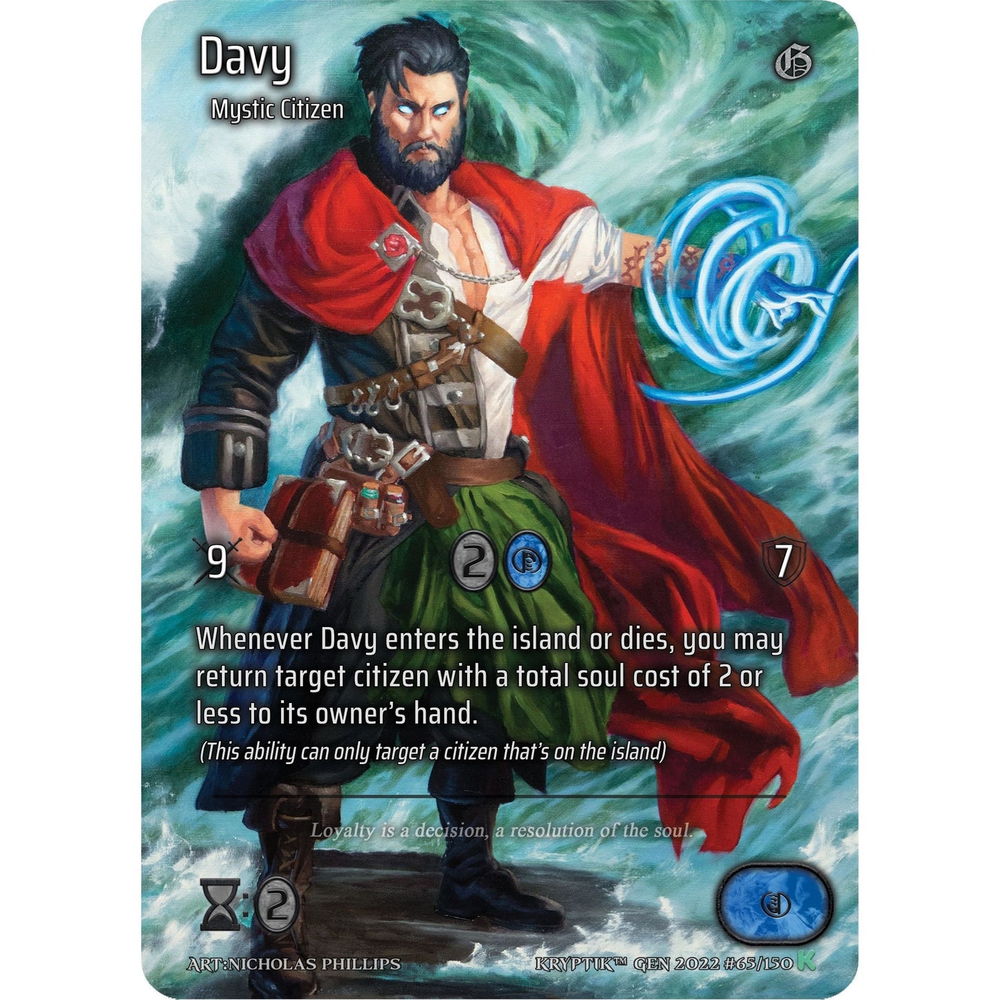 Image for Davy (Full Art) (65) (KPT) - Kryptik TCG
