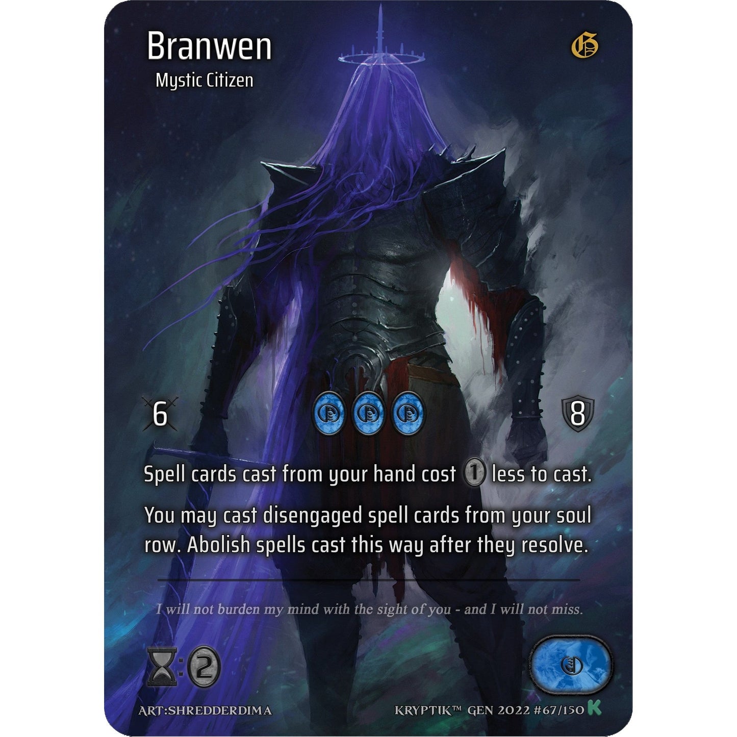 Image for Branwen (Full Art) (67) (KPT) - Kryptik TCG