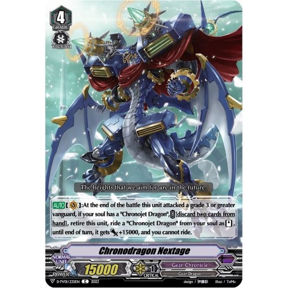 Image for Chronodragon Nextage (D-PV01/235EN) (D-PV01) - Cardfight Vanguard