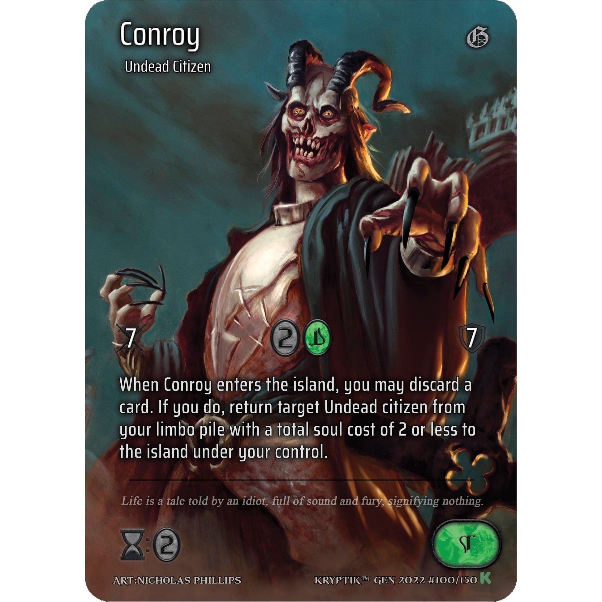 Image for Conroy (Full Art) (100) (KPT) - Kryptik TCG