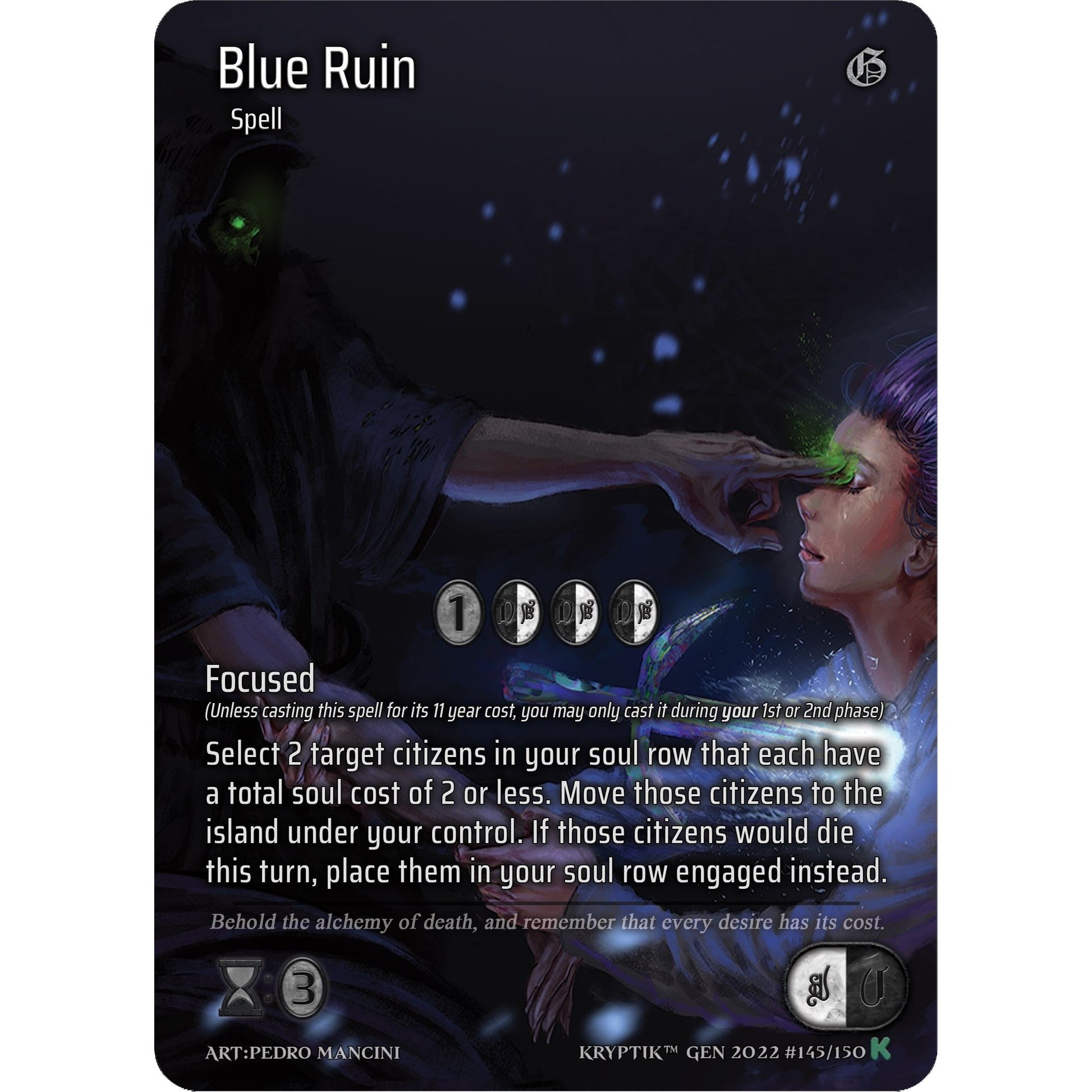 Image for Blue Ruin (Full Art) (145) (KPT) - Kryptik TCG