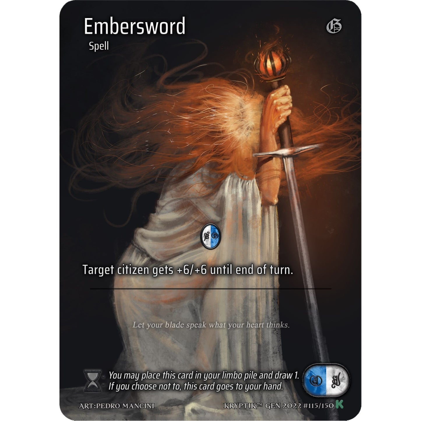 Image for Embersword (Full Art) (115) (KPT) - Kryptik TCG