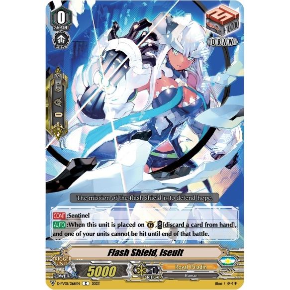 Image for Flash Shield, Iseult (D-PV01/266EN) (D-PV01) - Cardfight Vanguard