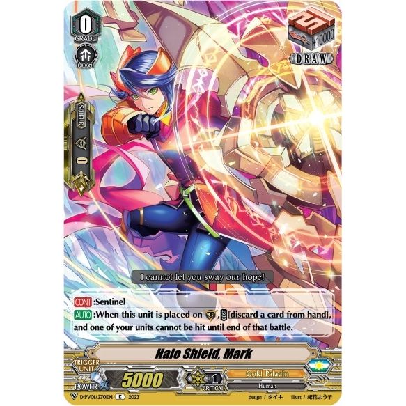 Image for Halo Shield, Mark (D-PV01/270EN) (D-PV01) - Cardfight Vanguard