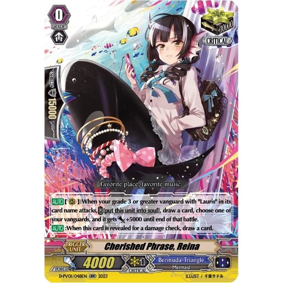 Image for Cherished Phrase, Reina (D-PV01/048EN) (D-PV01) - Cardfight Vanguard