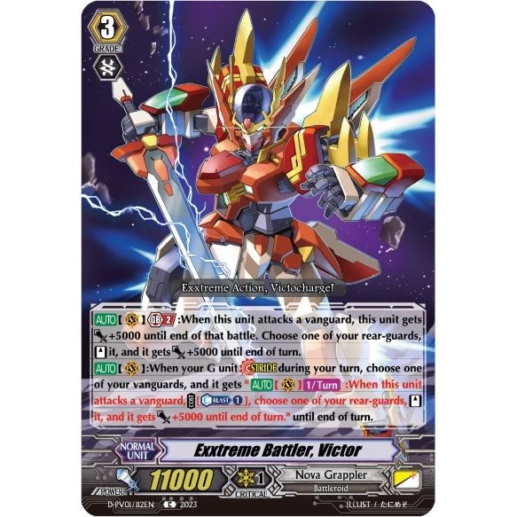 Image for Exxtreme Battler, Victor (D-PV01/112EN) (D-PV01) - Cardfight Vanguard