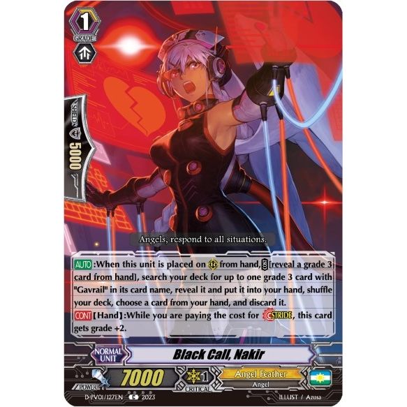 Image for Black Call, Nakir (D-PV01/127EN) (D-PV01) - Cardfight Vanguard