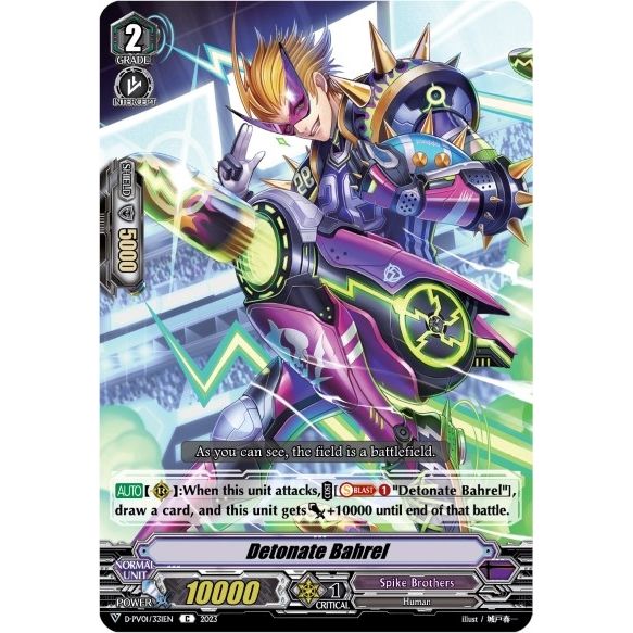 Image for Detonate Bahrel (D-PV01/331EN) (D-PV01) - Cardfight Vanguard