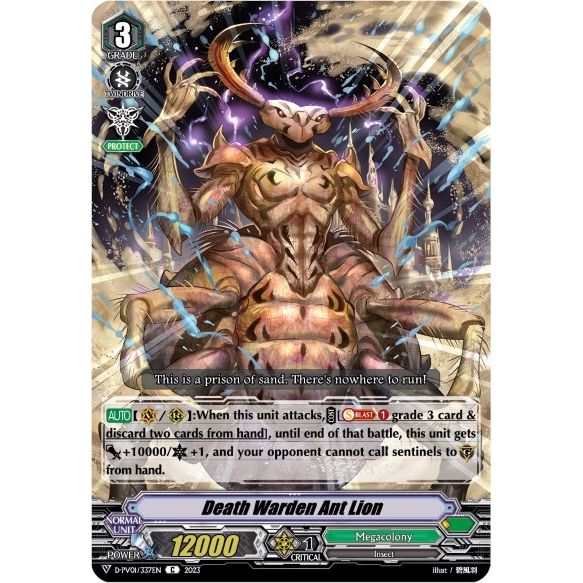Image for Death Warden Ant Lion (D-PV01/337EN) (D-PV01) - Cardfight Vanguard
