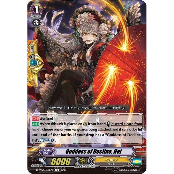 Image for Goddess of Decline, Hel (D-PV01/154EN) (D-PV01) - Cardfight Vanguard