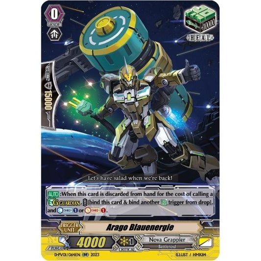 Image for Arago Blauenergie (D-PV01/064EN) (D-PV01) - Cardfight Vanguard