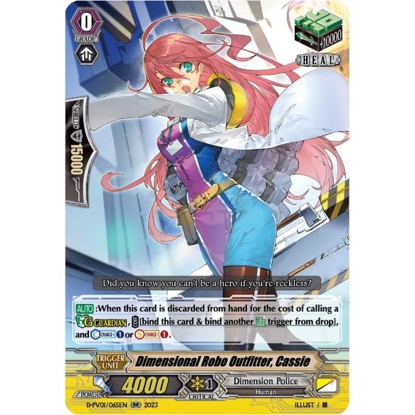 Image for Dimensional Robo Outfitter, Cassie (D-PV01/065EN) (D-PV01) - Cardfight Vanguard